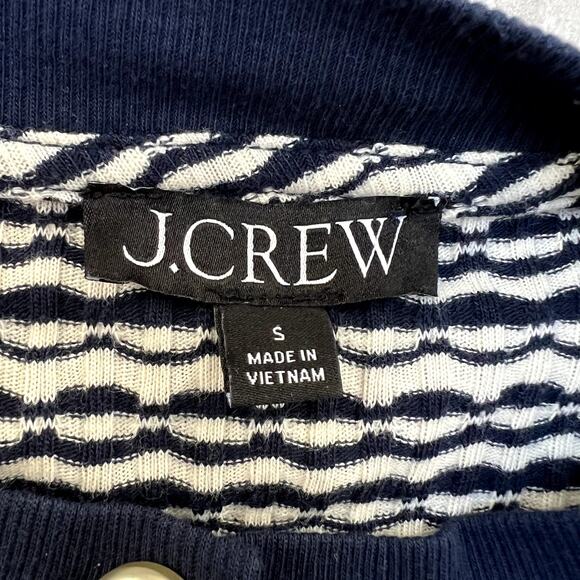 J. Crew Lady Jacket Cardigan Sweater Shrunken Jacquard Gold Buttons Sma - Picture 4 of 6